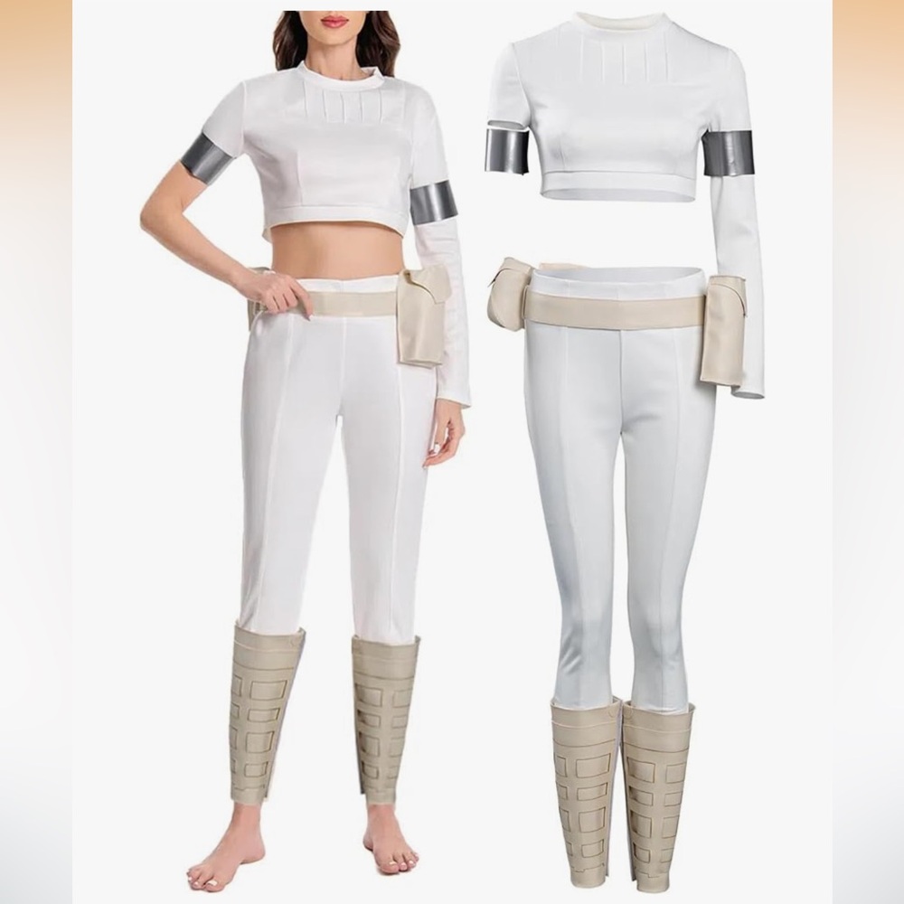 PADME Costume Women Cosplay Outfit Halloween SIZE M